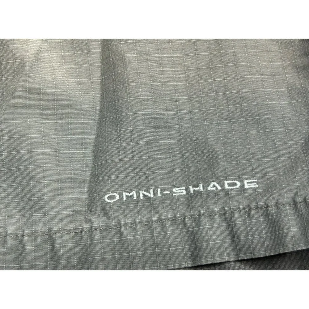 Columbia PFG Mens Size 30 Gray Ripstop‎ Flat Front Hiking Shorts Omni Shade